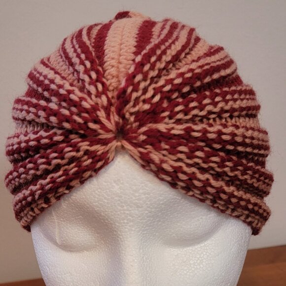 Red/Cream Knit Beanie Hat for Child/Toddler - Picture 2 of 6